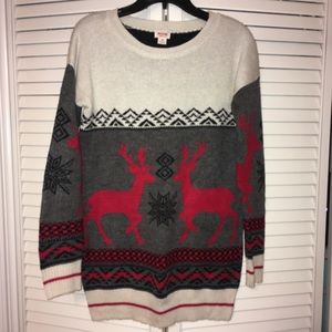 Mossimo winter/Christmas reindeer sweater, XS